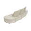 Canapé modulaire de 152 po de largeur et 5 pièces-107287051