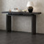 Console en placage de frêne de 59,1 po de conception unique - Style simple et moderne avec un plateau de table intelligent-517695250