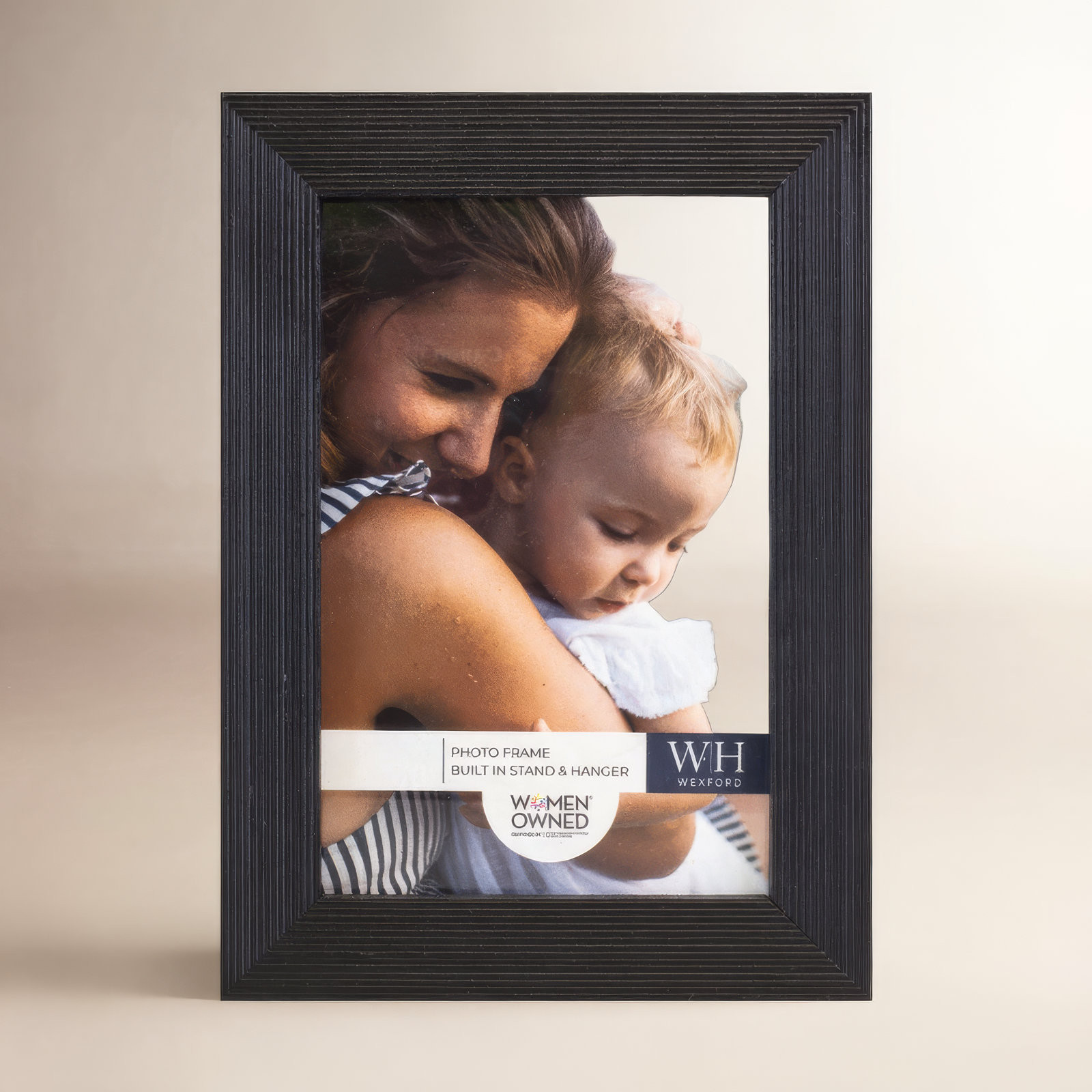 Apolline Wood Picture Frame, Ebony, 4" x 6"