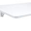 Table murale escamotable pour le garage, profondeur de 45 pouces, largeur de 22 po, hauteur de 6,5 po, conception élégante, bords arrondis lisses, pliant les petits espaces, barre de montage à domicile, Workbench