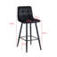 Breyson Upholstered Counter Stool with Metal Frame-1157382969