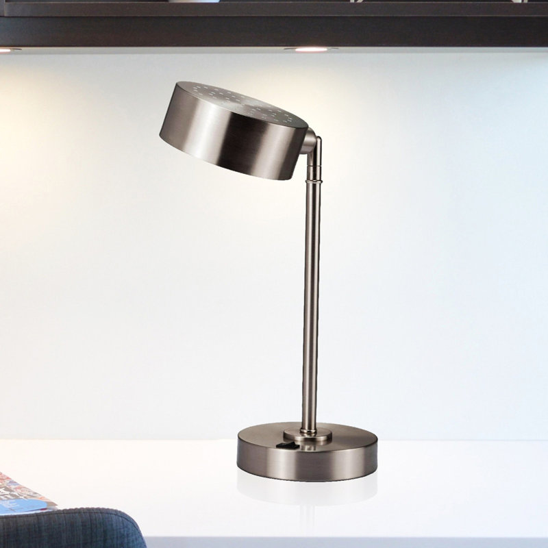 15" Tall LED Table Lamp With USB Port