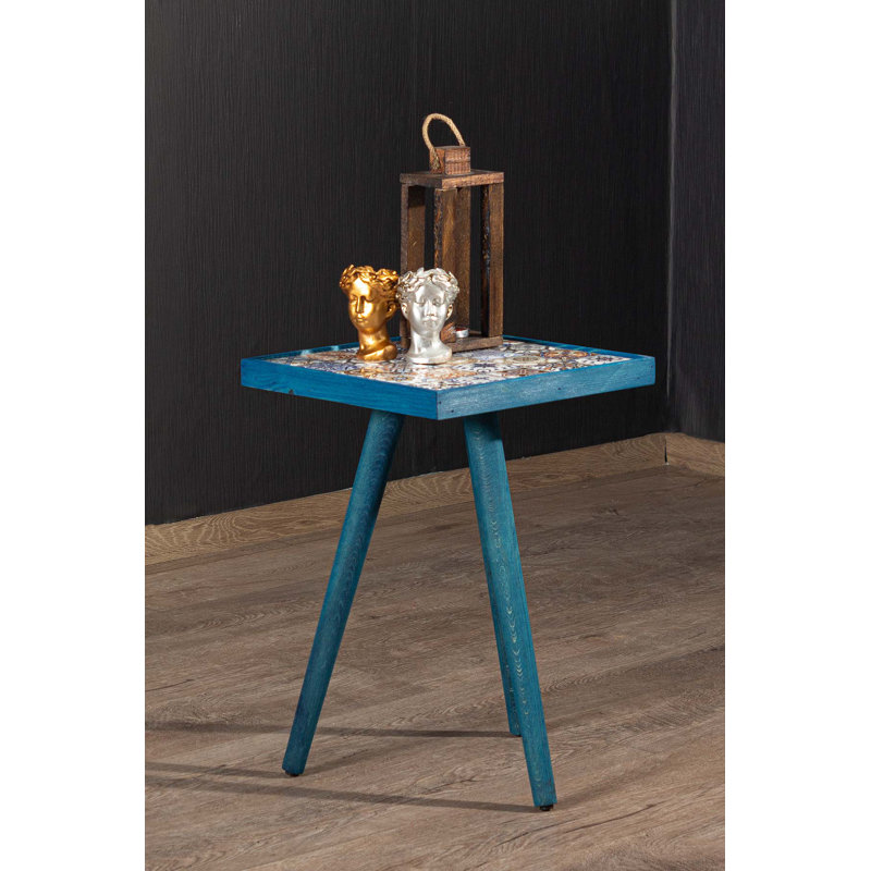 Table d'appoint Canora Grey Side Table d'appoint Table d'appoint Home Essentials, Bleu