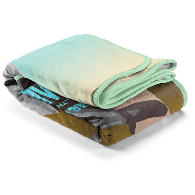 Star Wars The Mandalorian Found You Fluffy Sherpa Fleece Throw Blanket