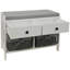 Brettany Polyester Blend Upholstered Storage Bench