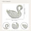 Jardinière de jardin vintage Cygne blanc