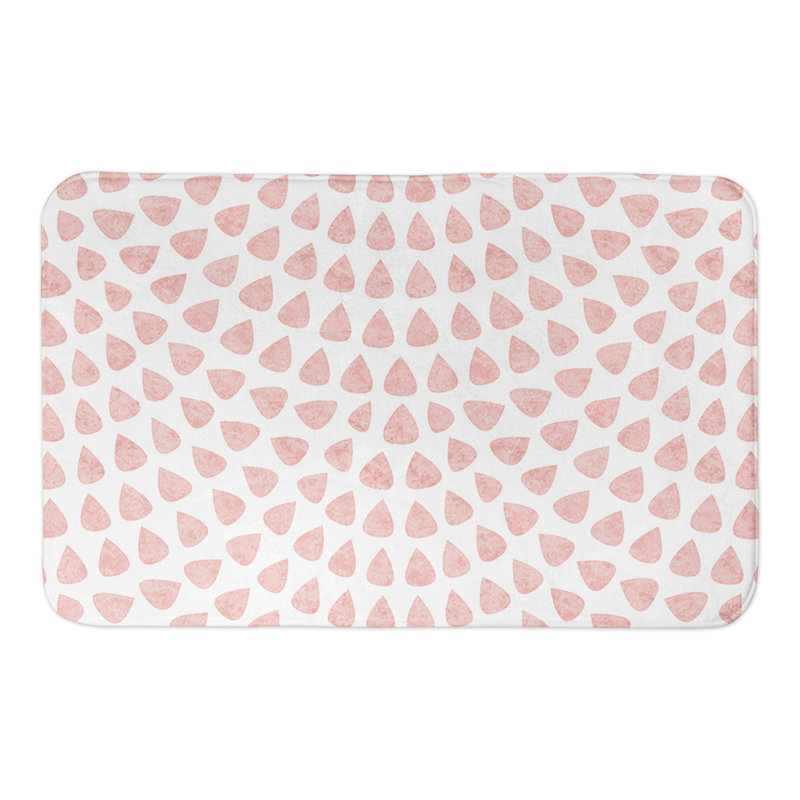 Aasiya Microfiber Foam Non-Slip Bath Rug