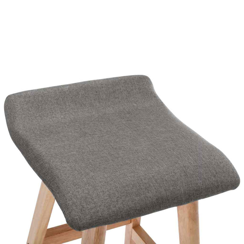Mardell Bar Stool, Light Brown, Dark Grey