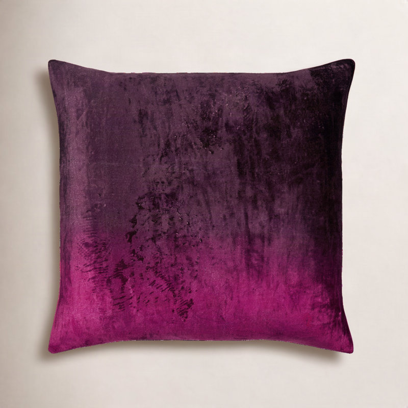 Theodosia 100% Viscose Throw Pillow, Pillow Cover Only - No Insert, 20" x 20", Mustard