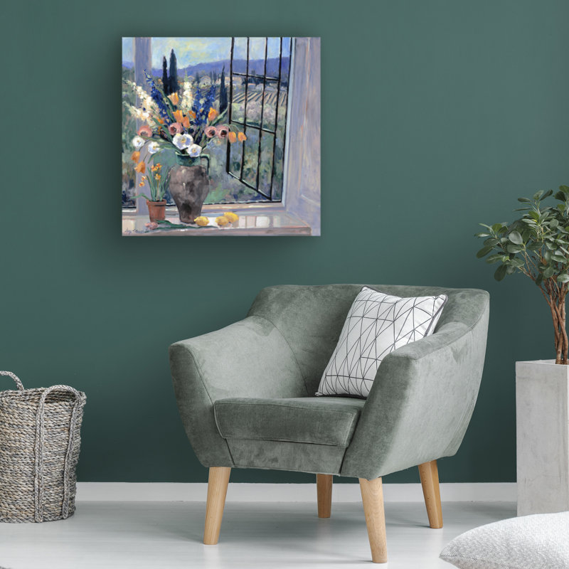 Bolognaise "Tuscany Hillside I" sur toile, H 18 po x l 18 po
