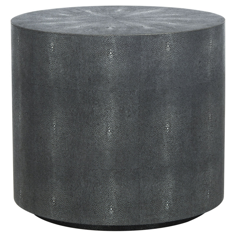 Table de bout à tambour Medici, Noir