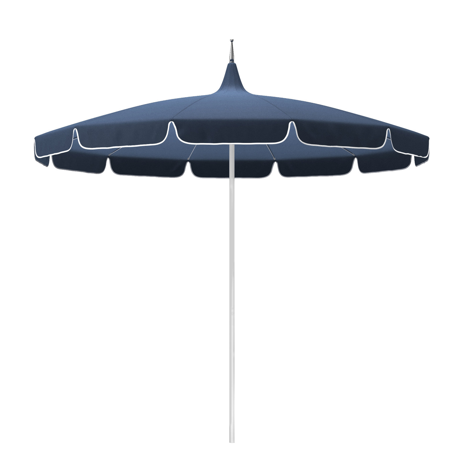 Nikolitsa 8.5' Sunbrella Pagoda Umbrella, Navy Sunbrella®