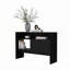 Console noire avec deux portes-131596090
