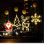 Lumières de Noël brillantes pour les fêtes
