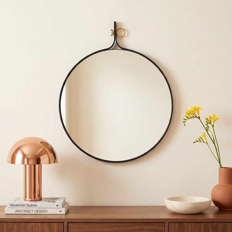 Kash Metal Flat Wall Mirror