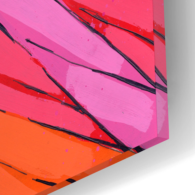 «Nature» par Ric Stultz, art mural en verre acrylique,, H 16 po x l 12 po x P 0,13 po