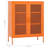 Storage Cabinet Sideboard Filing Cabinet with Shelves for Hallway Steel-1618792141