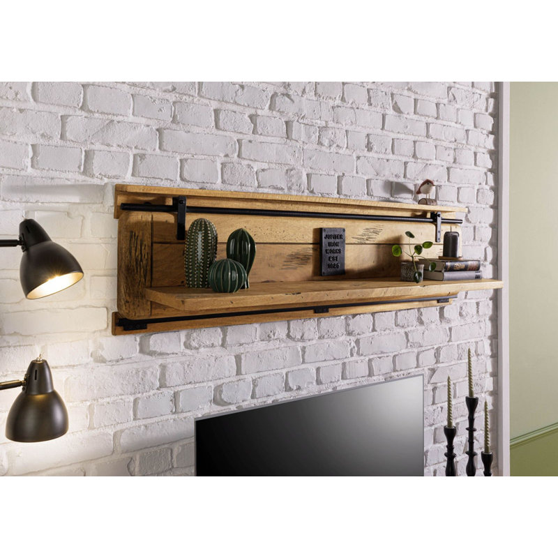 Railway Floating Shelf, 380cm H x 140cm W x 25cm D