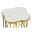 Quadrafoil Stone End Table