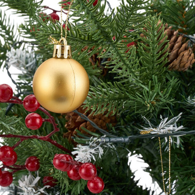 1.97' H Lighted Artificial Christmas Tree