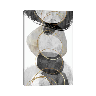 Conglomerate II - Wrapped Canvas Painting