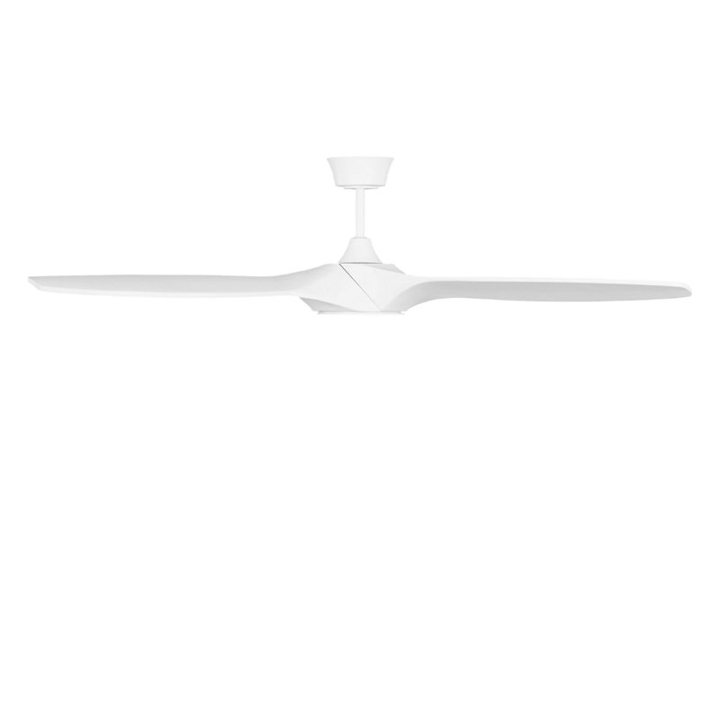 Selen Smart LED Ceiling Fan, Matte White, Matte White, 60" Wide