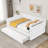 Upholstered Daybed With Usb And Trundle-2104042183