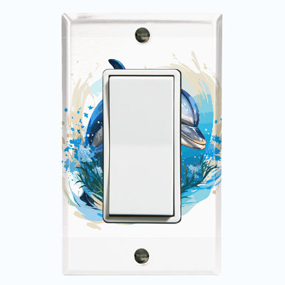 Nature Themed 1 - Gang Rocker Standard Wall Plate