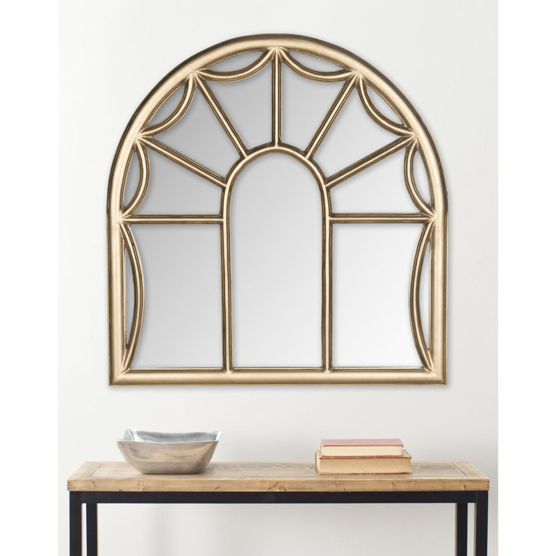 Whitford Flat Wall Mirror, Gold