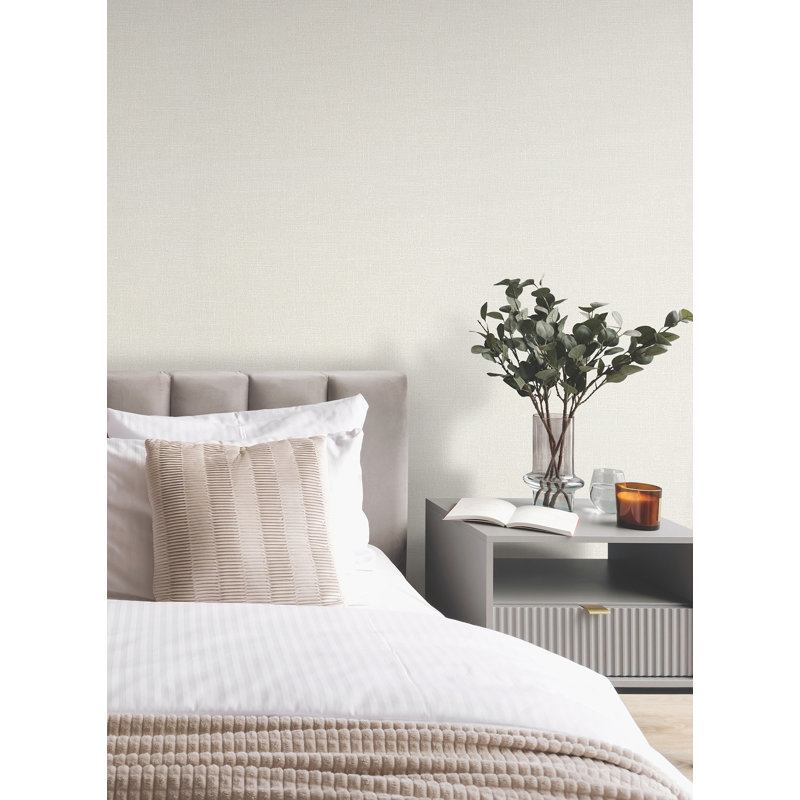 Papier peint Highland Tweed Dove, Gris colombe