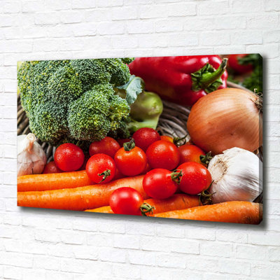 Vegetables - No Frame Print on Canvas