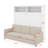 Queen Size Murphy Bed With Sofa-1945205686