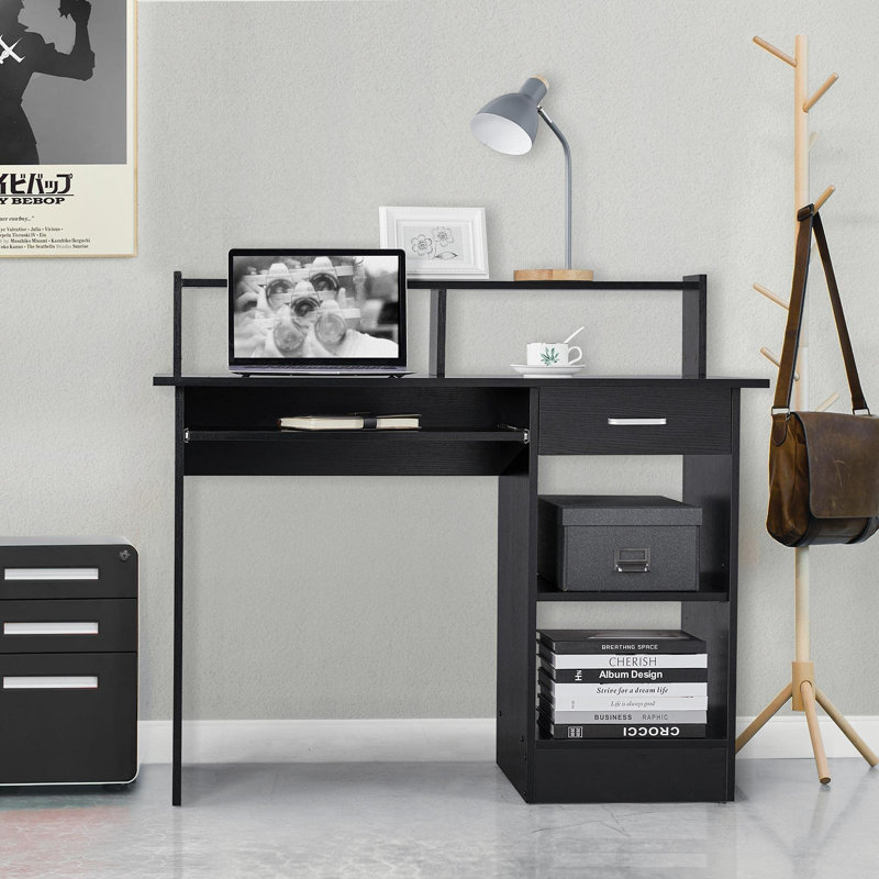 Emmuela Computer Desk, Black
