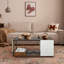 Table basse Eujin, conception 2 en 1