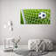 Ball In The Goal - Wrapped Canvas Print