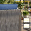 Allcot Patio Outdoor PE Wicker Sofa With Cushions-497629377-519980007