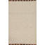 Tapis décoratif ivoire à motif oriental marocain 2x3