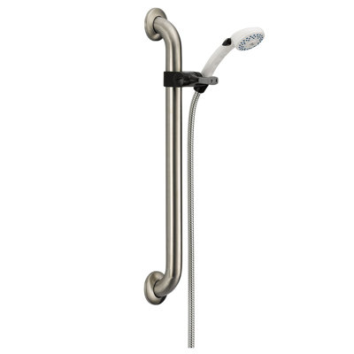 Pomme de douche à barre coulissante à fonctions multiples Universal Showering Components