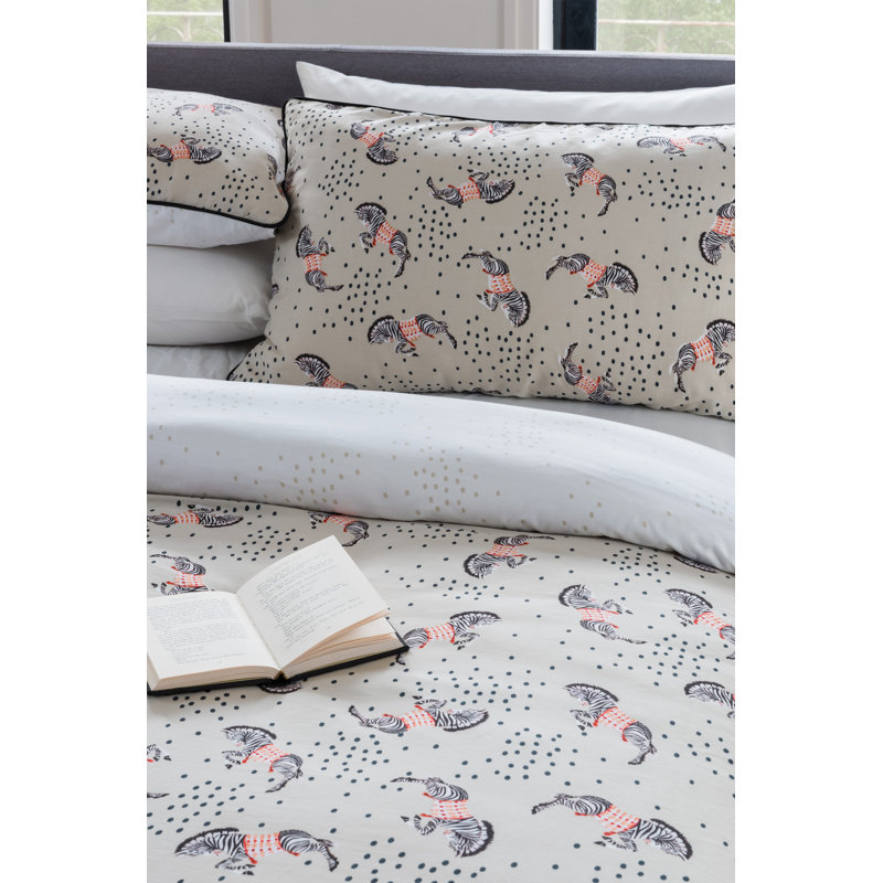 Cotton No Pattern Duvet Cover Set with Pillowcases Included, Super King - 2 Standard Pillowcases