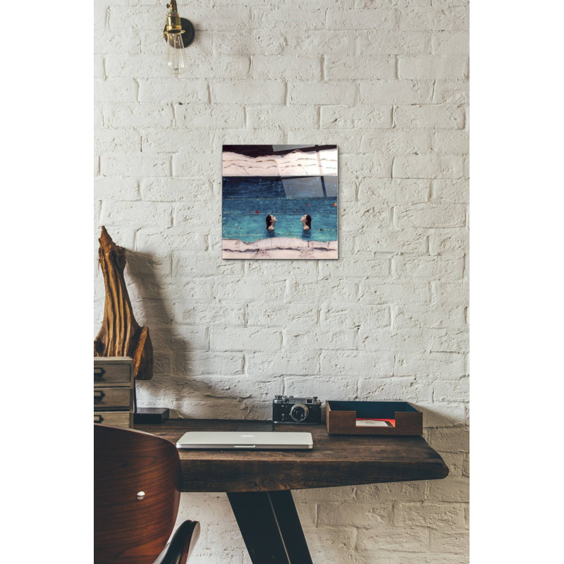 «Rising Waters» par DB Waterman, art mural en verre acrylique, H 12 po x l 12 po x P 0,12 po