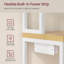Kitchen Bakers Rack with Power Outlet-610644743