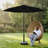  9 ft Patio Umbrella Outdoor Market Umbrella with Crank Lift,Sun Shade Cover for Garden, Deck, Poolside -883810000