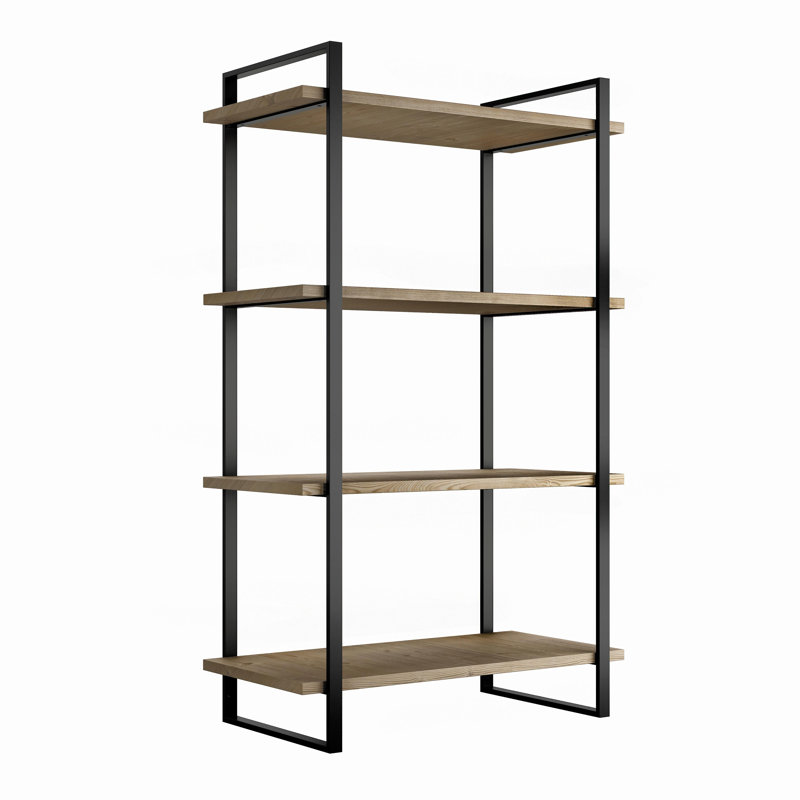 Marxim 15cm H x 69cm W Steel Etagere Bookcase