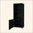 Black Wall Cabinet With One Door