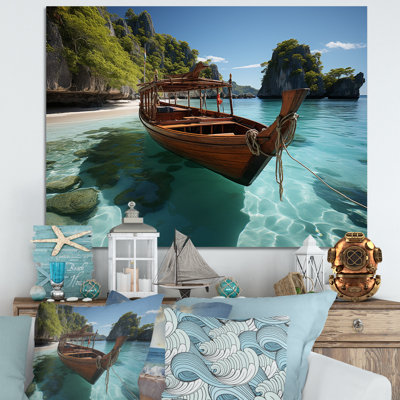 Coastal Cradle Tranquil Waters - Beach Wall Art