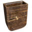 Timber Fracture Planter ~ A bold fusion of modern geometry and aged texture, this large-format 100% reclaimed wood planter pairs a boxy architectural form with handcrafted details. A sculptural statement for contemporary spaces.