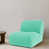 Chenille turquoise / rembourrage en mousse est en rupture de stock