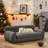 Soft And Comfortable Pet Sofa With Backrest And Armrests, A Modern Rectangular Design Suitable For Small To Medium-Sized Dogs.