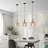 Kettner 9.5" W 1-Light Dimmable Pendant with Hammered Glass -854473466