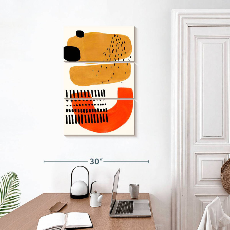 Mid-Century Smile, H 32 po x l 20 po